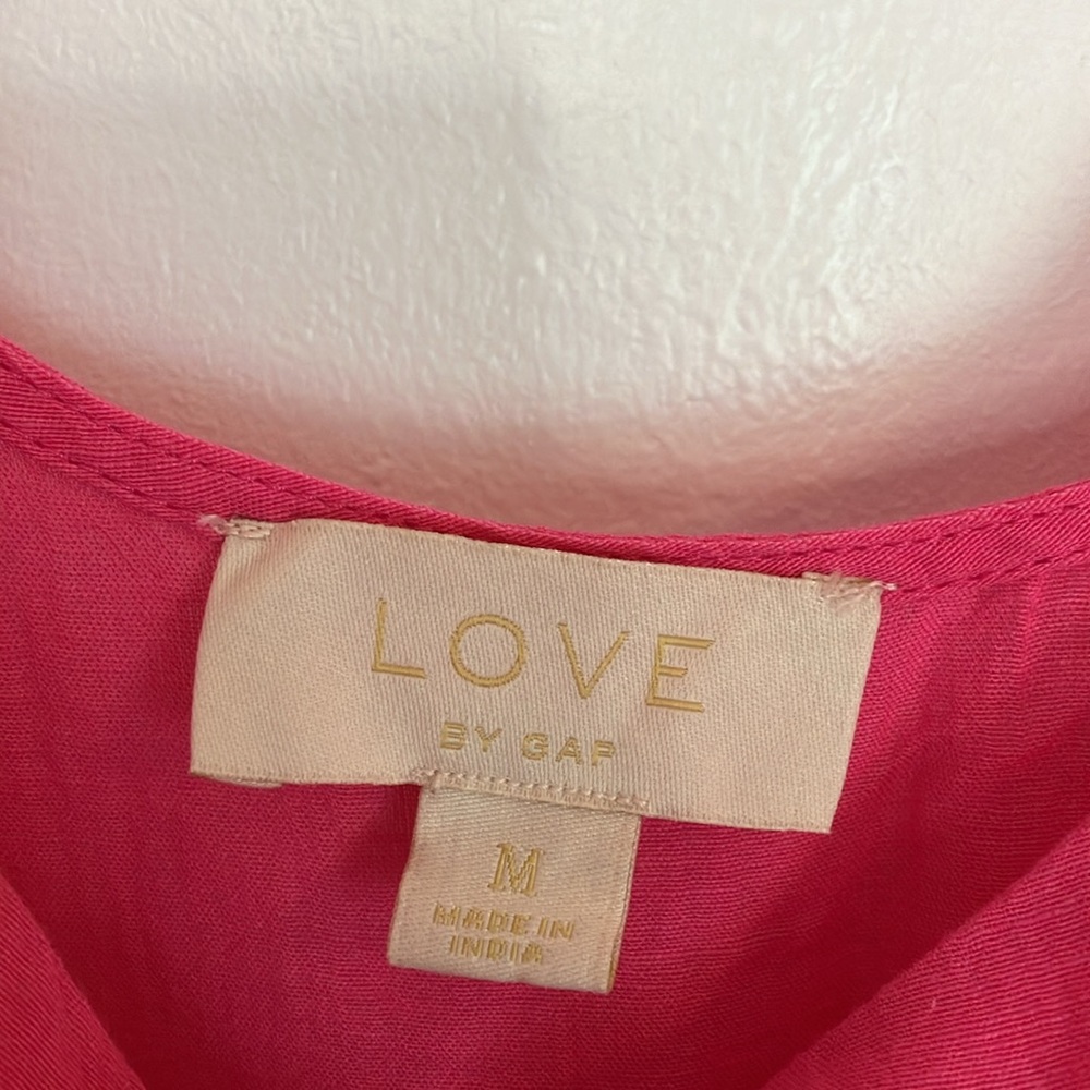 GAP Love Collection Pink tiered dress swim cover up - Picture 4 of 6